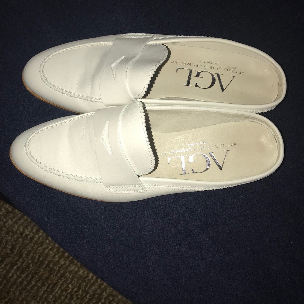 Attilio Giusti Leombruni Leather Loafer Mule